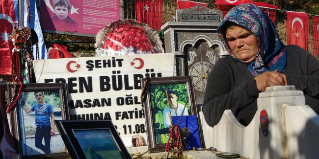 Şehit Eren Bülbül’ün annesinden Türkkan’a  tepki