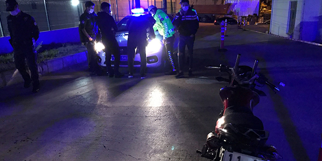 15 yaşındaki ehliyetsiz motosiklet sürücüsüne ceza yağdı