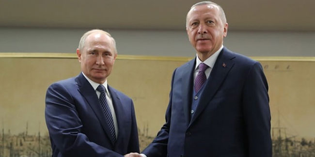 Erdoğan ile Putin bir araya geldi!