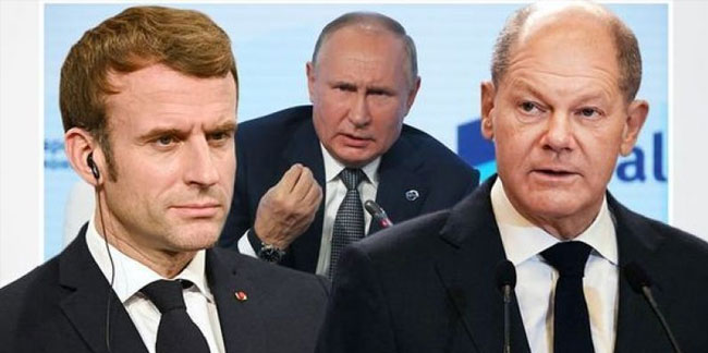 Scholz ve Macron, Putin'e adeta yalvardı! Ukrayna'da ateşkes ilan et