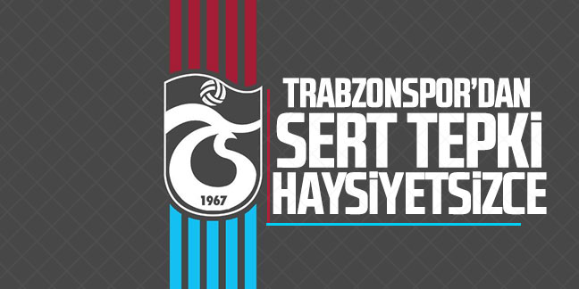 Trabzonspor'dan sert hakem tepkisi: Haysiyetsizce...