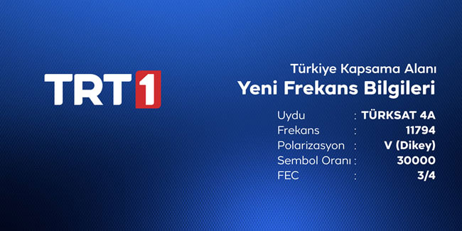 TRT'den FIFA 2022 öncesi frekans değişikliği