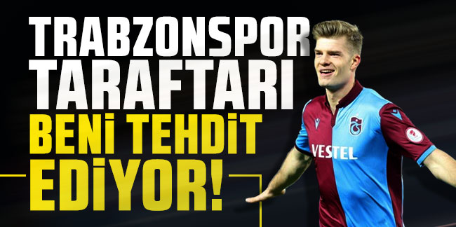 Sörloth: Trabzonspor taraftarı beni zaman zaman tehdit ediyor