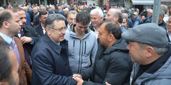 Şalpazarı'nda Ahmet Metin Genç İzdihamı! Coşkuyla karşılandı