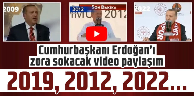 Cumhurbaşkanı Erdoğan'ı zora sokacak video paylaşım: ''Son kez adayım''