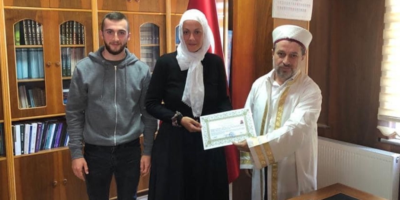 Fransız vatandaşı Trabzon'da Müslüman oldu!