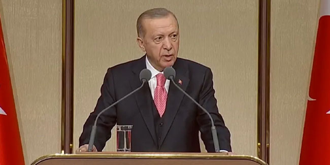 Erdoğan 'bugün yeni öğrendim' deyip açıkladı: "Yedirmeyeceğiz"