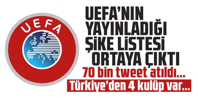 UEFA'nın yayınladığı şike listesi ortaya çıktı! Türkiye'den 4 kulüp var...