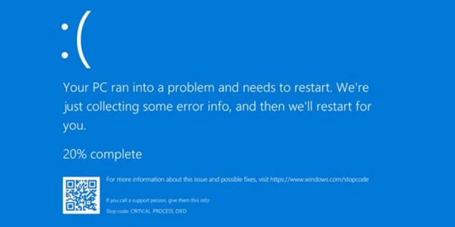 Windows 10'un son güncellemesi mavi ekran sorunuyla geldi