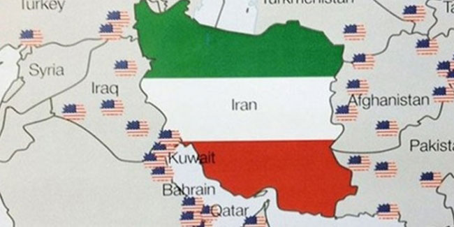ABD'nin İran çevresindeki askeri üsleri