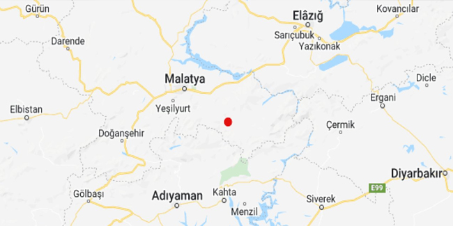 Malatya'da 5,1 büyüklüğünde deprem