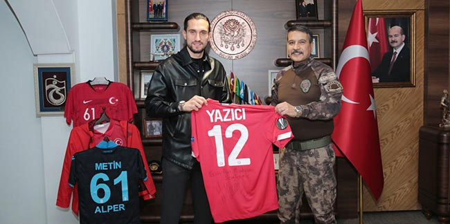 Yusuf Yazıcı'dan Trabzon Emniyetine ziyaret