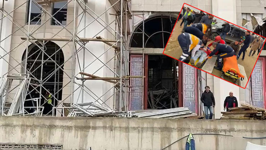 Batman’da cami inşaatında iskele çöktü: 1 ölü, 19 yaralı