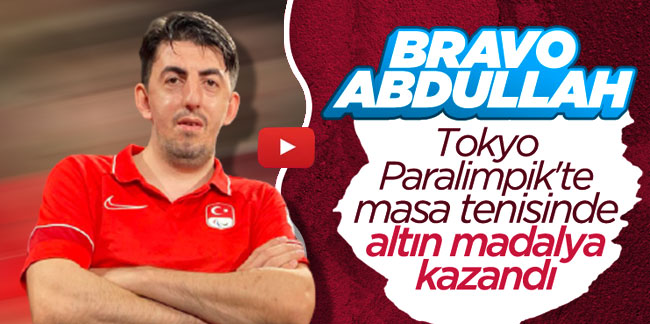 Trabzonlu Abdullah Öztürk altın madalya kazandı! 