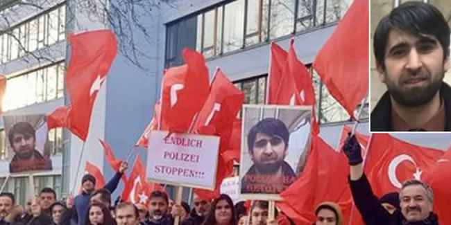 '7 yılda 8 Türk katledildi!' Alman polisine prostesto