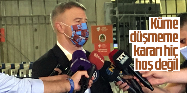 Ahmet Ağaoğlu: TFF'nin garip kararını kabul etmiyorum