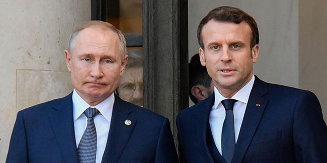 Macron, Putin ve Zelenskiy ile telefonda görüştü