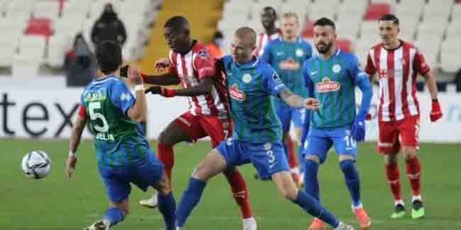 Sivasspor - Çaykur Rizespor maç sonucu: 1-1