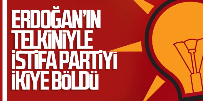 Mustafa Yeneroğlu'nun istifası AK Parti'yi ikiye bölündü