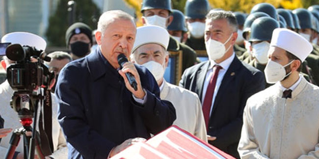 Cumhurbaşkanı Erdoğan: Rabbim bize de inşallah bu makamı nasip eder