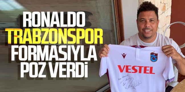 Ronaldo Trabzonspor formasıyla poz verdi