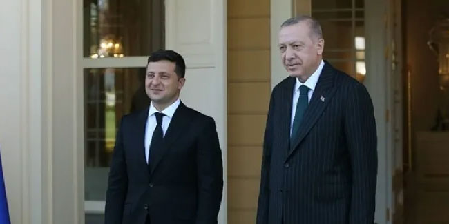 Zelenski'den Cumhurbaşkanı Erdoğan'a teşekkür