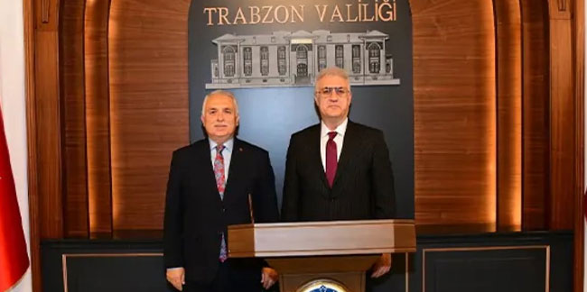 Devlet Tiyatroları Genel Müdürü Tamer Karadağlı Trabzon'a geldi! Vali Yıldırım'ı ziyaret etti