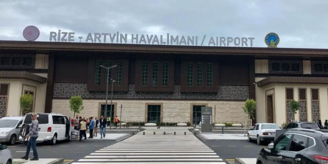 Rize-Artvin Havalimanı'nı 1 milyon 22 bin 860 yolcu kullandı