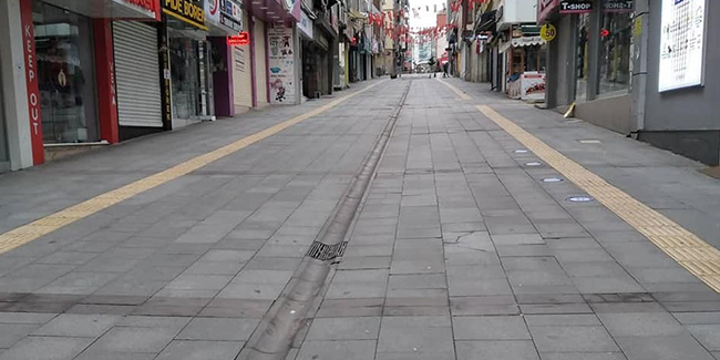 Kırmızı kategoride bulunan Giresun'da caddeler boş kaldı