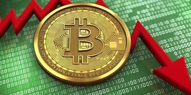 Bitcoin çakıldı! Kripto paralar için düşüş dönemi
