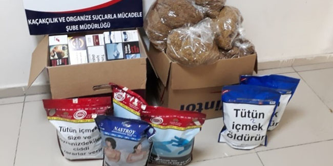 Nevşehir’de 14 kilogram kaçak tütün ele geçirildi