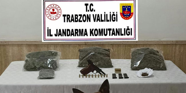  Trabzon'da uyuşturucu operasyonu