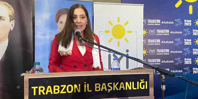 İYİ Parti Trabzon'un yeni il başkanı Fatma Yıldız Başkan oldu