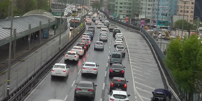 İstanbul trafiğinde uzun süre sonra bir ilk
