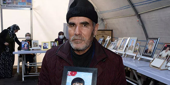 Evlat nöbetindeki babadan HDP'li Semra Güzel'e tepki