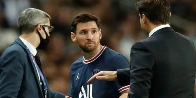 Paris Saint Germain'de Messi ile Pochettino arasında kriz