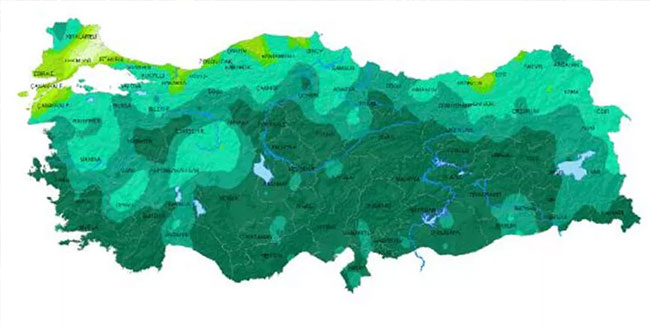 Karadeniz'de son 63 yılın rekoru! Harita ortaya çıktı