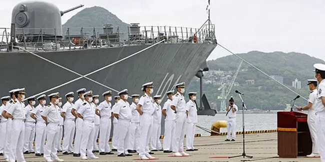 Japon savaş gemisi Orta Doğu'ya gidiyor: 200 mürettebatla yola çıktı!