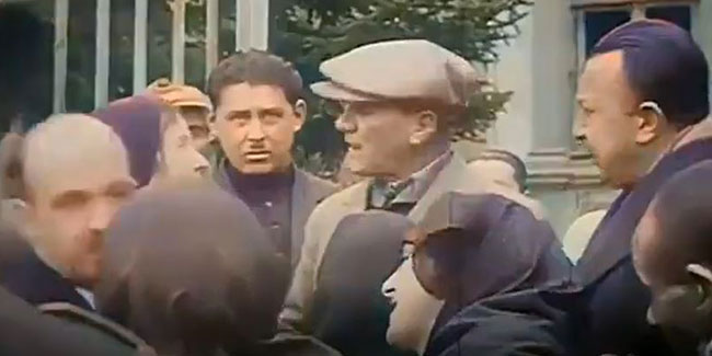 Atatürk’ün ilk defa göreceğiniz videosu ortaya çıktı