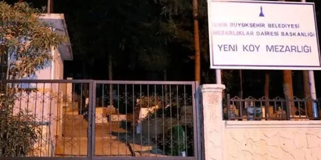 İzmir'de mezarlıkta yeni doğmuş bebek bulundu