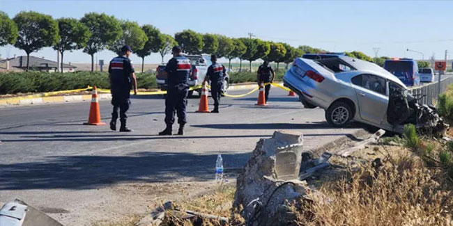 Aksaray'da feci kaza: 16 yaşındaki sürücü hayatını kaybetti