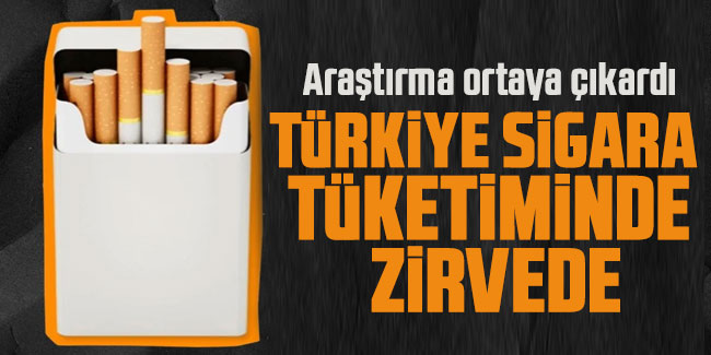 Araştırma ortaya çıkardı: Türkiye sigara tüketiminde zirvede