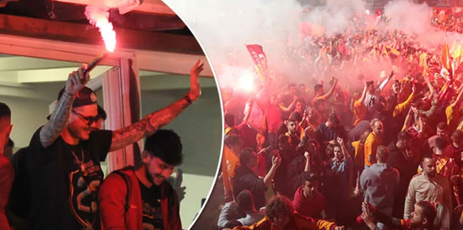 Galatasaray'dan Fenerbahçe'ye özel şampiyonluk kutlaması!