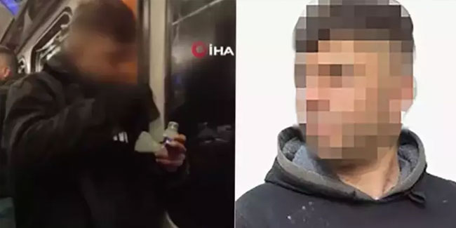 İstanbul metro hattında skandal görüntüler!