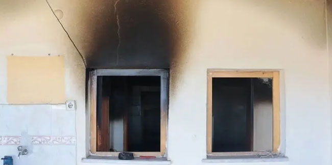 Ev sahibi çıkarmak istedi: Kiracı evi ateşe verip kaçtı