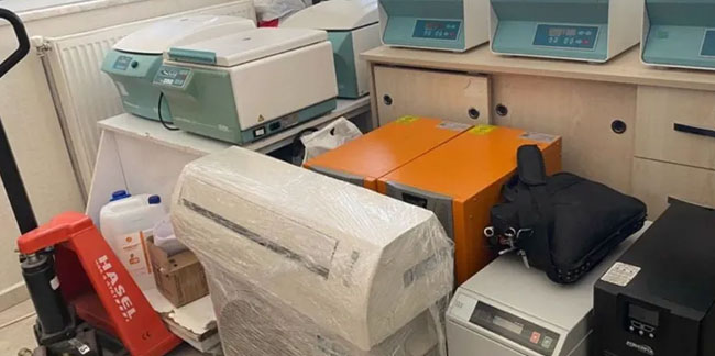 Elazığ’da hastane cihazları haczedildi