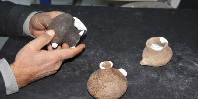 Norik Höyük'te 4 bin 500 yıllık biberonlar ortaya çıktı