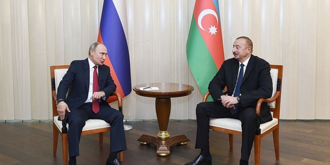 Azerbaycan Cumhurbaşkanı İlham Aliyev, yarın Rusya'ya giderek Putin ile görüşecek