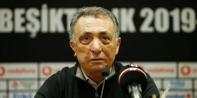 Beşiktaş Kulübü Başkanı Ahmet Nur Çebi'nin dirseği kırıldı