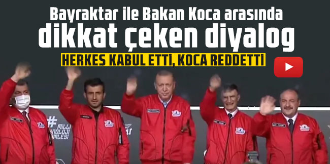 Erdoğan'ın damadı Bayraktar ile Bakan Koca arasında dikkat çeken diyalog